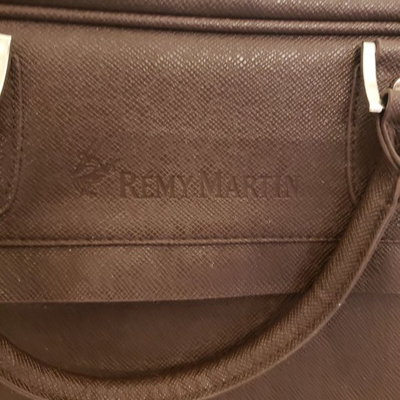 Remy Martin Limited Edition Swiss Mate Leather brown tote laptop bag tote men - Picture 2 of 11